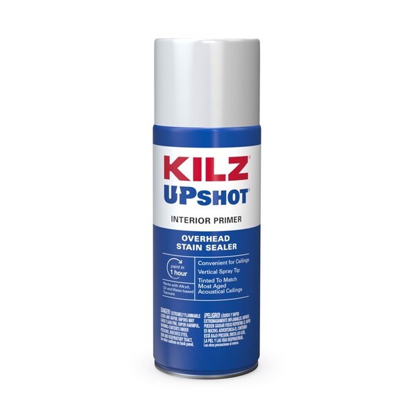 Kilz Up Shot White Flat OilBased Primer and Sealer 10 oz 10007 Zoro